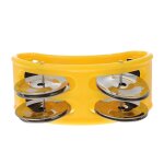 Jouet d'veil musical pour enfants, tambourin persch, cloche de pied - type yellow