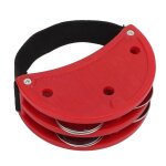 Jouet en plastique de tambourin d'entra�nement au pied avec instrument de percussion en cloche en m�tal ...