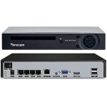 Jum - enregistreur vido rseau 4 canaux poe nvr 5 mp h. 265 prend en charge jusqu'a 4 camras ipcam ...