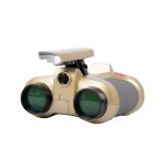 Jumelles 4x30 pour enfants avec vision nocturne et �clairage escamotable ¿ jouet compact et durable ...