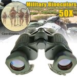 Jumelles 7x35 � vision nocturne, professionnelles, avec coordonn�es, sans infrarouge, pour la chasse, ...
