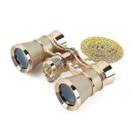 Jumelles champagne pour visionner des films - jumelles d'opra compactes avec grossissement 3x2, 5 et ...