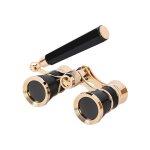Jumelles compactes 3x25 avec poign�e - lunettes d'op�ra noires pour th��tre, observation des oiseaux ...