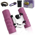 Jumelles pour enfants - mini jumelles grossissantes 8 x 21 - jouet d'exploration en plein air - a partir ...