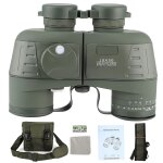 Jumelles marines 10x50 bak4, prisme à l'azote, étanches et antibuée, avec boussole télémétrique à vision ... Jumelles marines 10x50 bak4, prisme à l'azote, étanches et antibuée, avec boussole télémétrique à vision ...