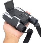 Jumelles numriques 12x32 avec appareil photo, jumelles a ecran lcd 2, camscope enregistreur photo vido ...