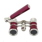 Jumelles d'op�ra r�tro 3x25 lunettes de th��tre mini jumelles avec poign�e.