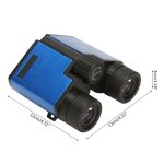 Jumelles pliables 10x22 pour enfants, jumelles compactes tout - optique pour plein air, observation d'oiseaux, ...