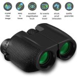 Jumelles  prisme 10x25, jumelles  zoom haute puissance, tournage optique multicouche, tanche, observation ...