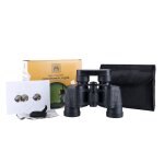 Jumelles professionnelles puissantes 20x50, tlescope  longue porte bak4 - prism, film vert  large ...