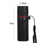 Jumelles de thtre zoom 30x25, mini monoculaire de poche, oculaire portable pour la chasse, camping, ...