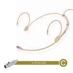 Juste de microphone cardiode porte au sauna, crochet d'oreille pour sennheiser, casque sans fil, ...