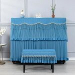 Juste en tissu lavable anti - poussière, tabouret de piano brodé, multicolore, epaissi, minimaliste, ... Juste en tissu lavable anti - poussière, tabouret de piano brodé, multicolore, epaissi, minimaliste, ...