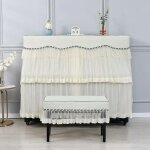 Juste en tissu lavable anti - poussière, tabouret de piano brodé, multicolore, epaissi, minimaliste, ... Juste en tissu lavable anti - poussière, tabouret de piano brodé, multicolore, epaissi, minimaliste, ...