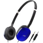 Jvc ha - s160m - a - u - casque l�ger s�rie flats avec microphone bleu