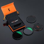 K & f concept mc uv cpl kits de filtres de camra avec capuchon d'objectif, revtements multicouches ...