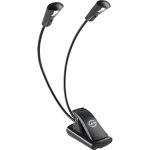 K&m 12243 - lampe de pupitre 2 bras led