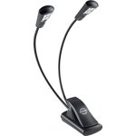 K&m 12246 - lampe de pupitre 2 bras 4 leds
