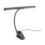K&m 12295 - lampe pupitre a led - col de cygne flexible - niveaux de luminosit�