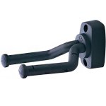 K&m 16280 - support mural guitare de face noir