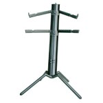 K&m 18860b spider pro - stand 2 claviers - aluminium - coloris noir - hauteur r�glable