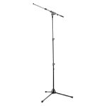 K&m 252bk - pied de micro - 3 sections - t�lescopique - noir