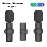 K11 - mini microphone lavalier sans fil pour ordinateur, pince  revers, audio, vido, micro statique, ...