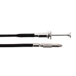 Kaiser declencheur souple 50 cm. avec gaine tissu noire et collerette - kai6108