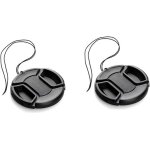 Kal - lot de 2 77 mm centre pincez lens cap pour canon objectif 24 - 105mm 17 - 40mm, pour nikon objectif ...