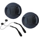 Kal - lot de 2 capuchons d'objectif compatibles avec nikon af - p (non compatible avec af - s) dx nikkor ...