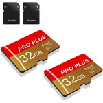 Kal - lot de 2 carte mmoire 32 go avec adaptateur, carte mmoire tf haute vitesse, uhs - i, a1, c10, ...