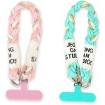 Kal - lot de 2 chanes pour tlphone portable, dragonne tlphone portable, convient aux sacs, porte ...