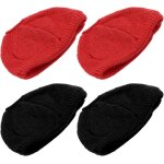 Kal - lot de 2 paires de housses de casque en tissu tricot lavable avec trou pour ecouteurs - protection ...