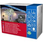 Kal - 3621 - 140 guirlande d'eclairage extrieur 20 micro leds 24 v effet flash blanc cble noir