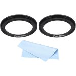 Kal - 62mm - 52mm bague de rduction en mtal avec chiffon de nettoyage lot de 2 adaptateurs de filtre ...