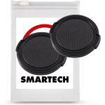 Kal - bouchon pour objectif photo plat 55mm - cache de protection compatible toutes marques - lot de ...
