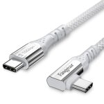 Kal - cble usb c a 90 degrs vers type c 3. 1 gen 2 1, 8 m, 10 gbit / s 5 a (100 w) pd avec puce e - ...