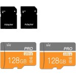Kal - carte mmoire micro sd 128gb classe 10 avec adaptateur sd - carte tf haute vitesse pour tablette ...