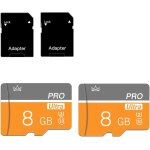 Kal - carte mmoire micro sd 8gb classe 10 avec adaptateur sd - carte tf haute vitesse pour tablette ...
