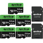 Kal - carte micro sd 64go, carte sd lot de 5, sdxc, u3, v30, c10, uhs - i, carte mémoire avec adaptateur ... Kal - carte micro sd 64go, carte sd lot de 5, sdxc, u3, v30, c10, uhs - i, carte mémoire avec adaptateur ...