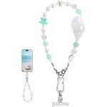 Kal - chaîne de téléphone perles, dragonne universelle avec boucle métallique, bracelet de poignet pour ... Kal - chaîne de téléphone perles, dragonne universelle avec boucle métallique, bracelet de poignet pour ...