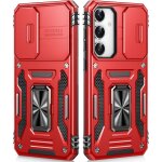 Kal - coque pour galaxy s24 / s25 avec support, [anneau magntique][coque coulissante pour appareil photo] ...