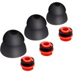 Kal - eartips lot de 3 bouchons d'oreille de rechange pour casque en silicone plantronics voyager 5200 ...