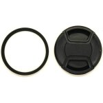Kal - filtre uv numrique multicouche en verre 58 mm et bouchon d'objectif 58 mm pour fujifilm x - a10 ...