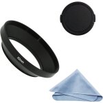 Kal - grand angle mtal pare - soleil avec chiffon de nettoyage et capuchon d'objectif compatible avec ...