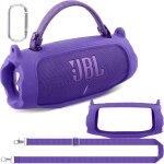 Kal - housse en silicone compatible jbl charge 6 enceinte bluetooth portable sans fil(bote seule, case ...