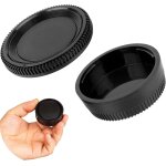 Kal - kit de capuchons d'objectif, 1 x capuchon de boîtier et 1 x capuchon d'objectif arrière, compatible ... Kal - kit de capuchons d'objectif, 1 x capuchon de boîtier et 1 x capuchon d'objectif arrière, compatible ...