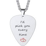 Kal - pendentif plectre / guitare, collier musical en acier inoxydable / plaqué or, bijou hip hop style ... Kal - pendentif plectre / guitare, collier musical en acier inoxydable / plaqué or, bijou hip hop style ...