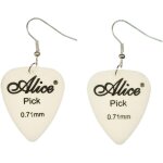 Kal - plectre plectre cintre boucles d'oreille guitare band guitare electrique blanc - bijoux mode main ...