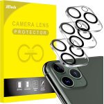 Kal - protection objectif camra arrire pour iphone 11 pro max 6, 5  et iphone 11 pro 5, 8 , film en ...